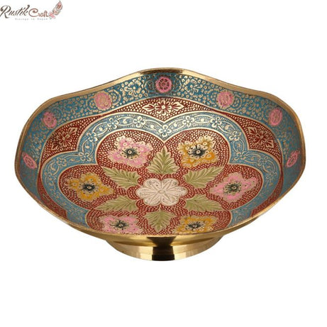 Meenakari Brass Bowl