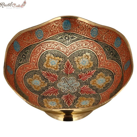 Meenakari Brass Bowl