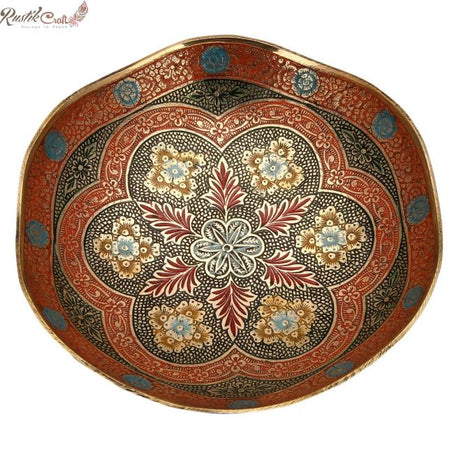 Meenakari Brass Bowl