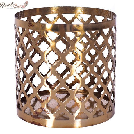 Golden Mughlai Candle Votive