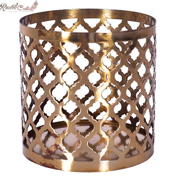 Golden Mughlai Candle Votive