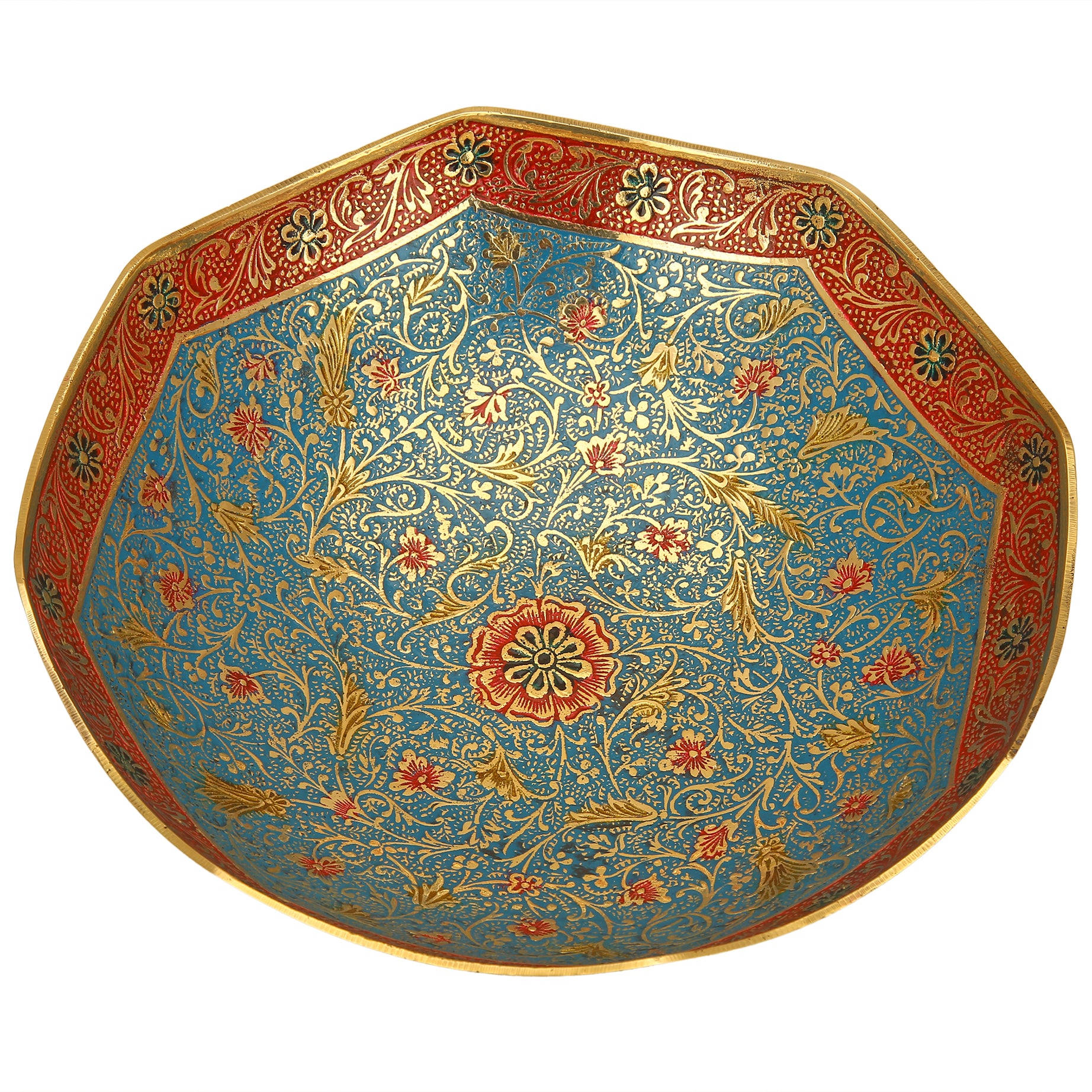 Meenakari Brass Bowl