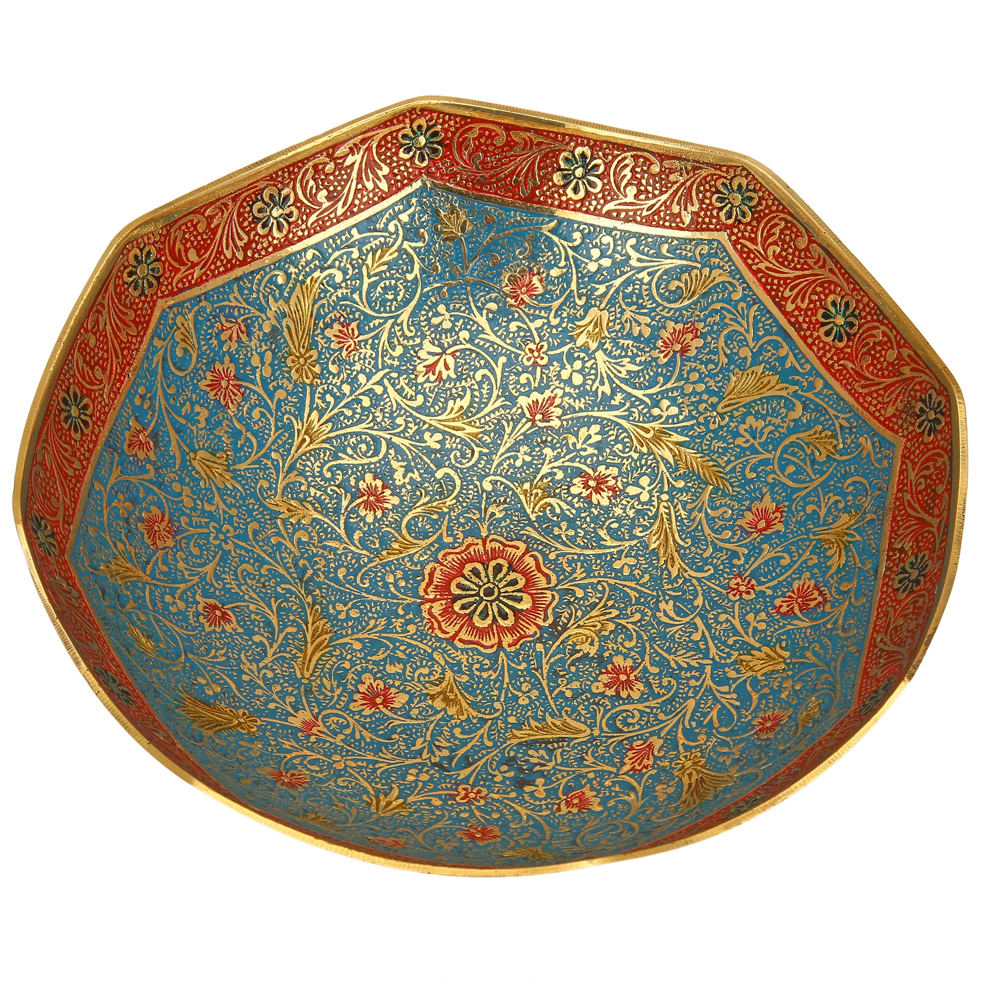 Meenakari Brass Bowl
