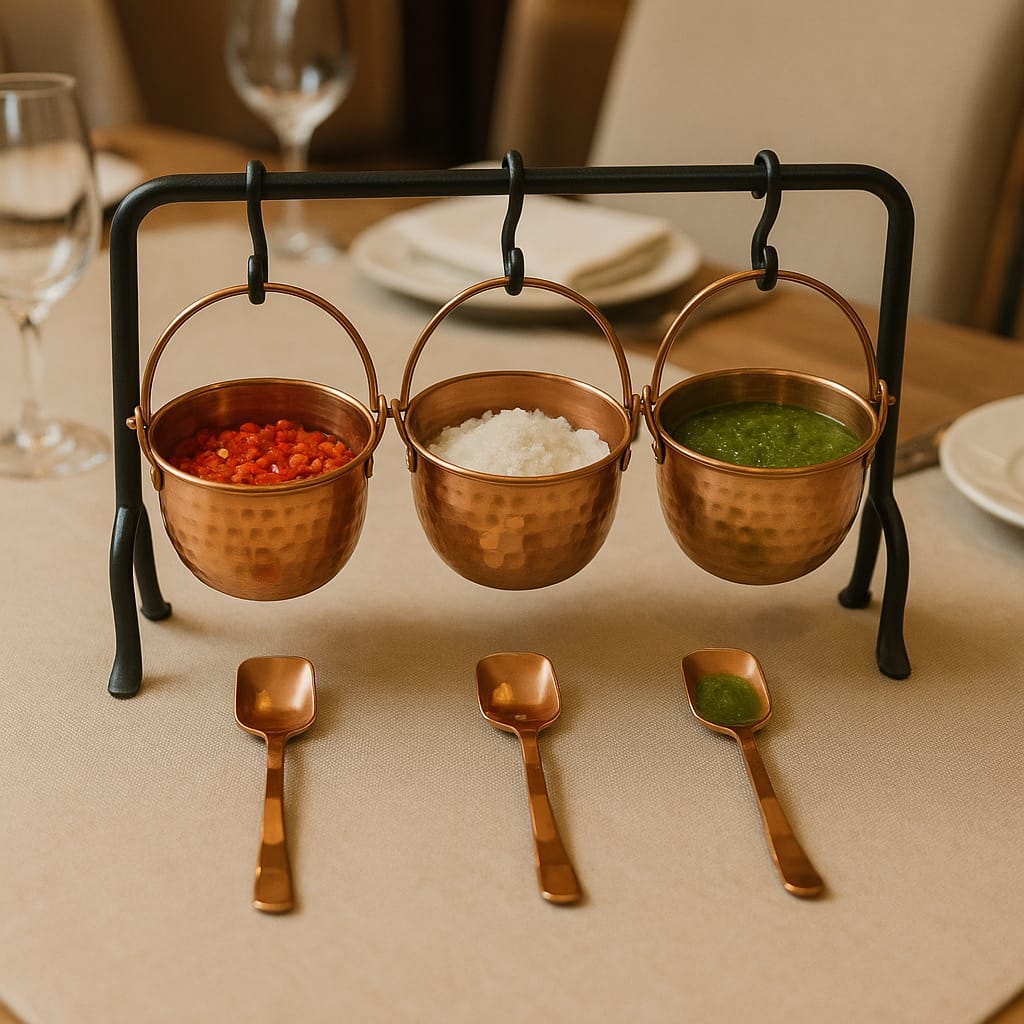 SEt of 3 Condiment Jars /Nut Bowls/ Mukhwas Dani