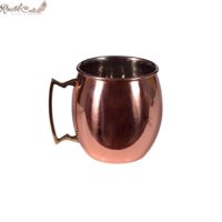Copper Nickel Moscow Mule Mug Brass Handle 520 ML (170z)