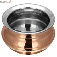 Copper Steel Biryani / Punjabi Handi Bowl