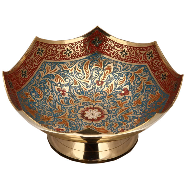 Meenakari Brass Bowl