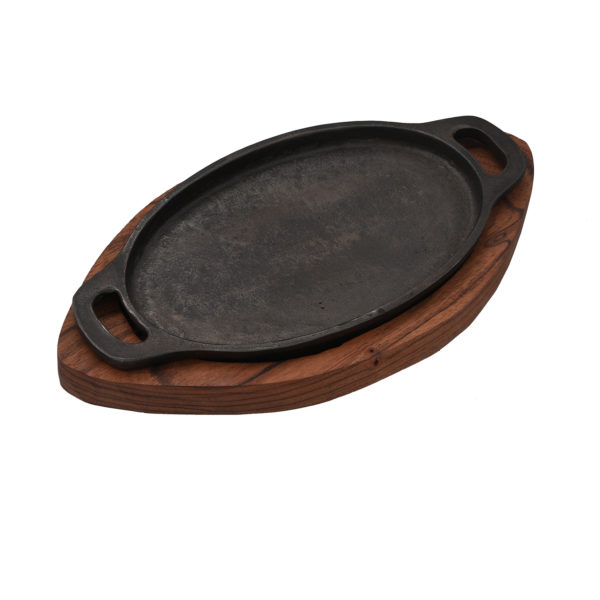 Oval Cast Iron Sizzler Plate